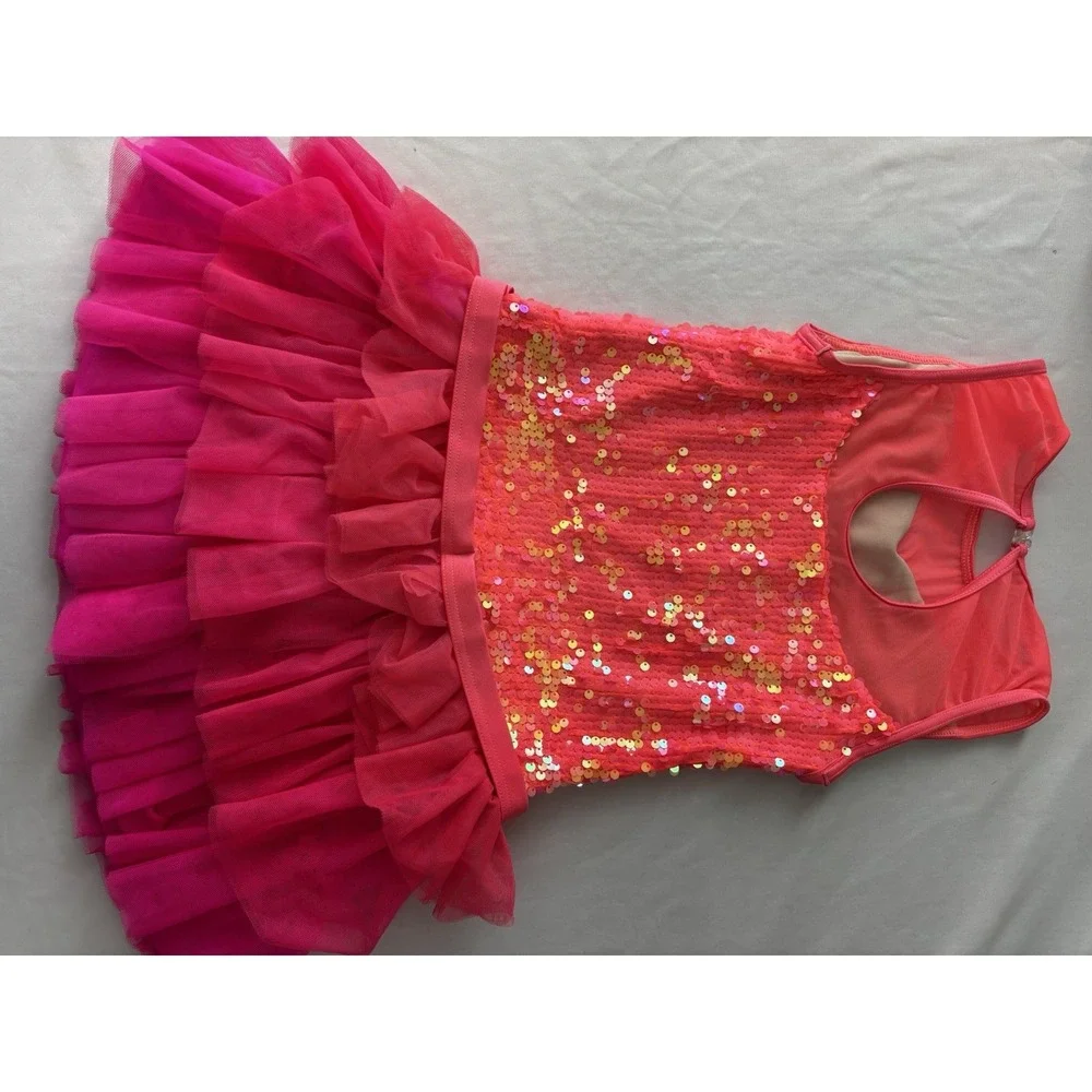 Girls Dance Costume. No Size, Measurements Added. Size 6-7?‎ 0357